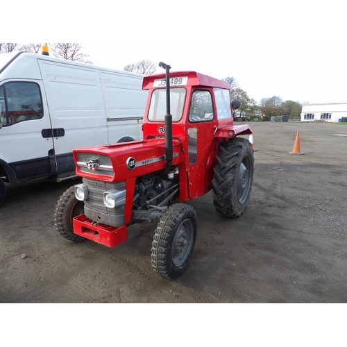 13 - A 1967 Massey Ferguson 135 45hp tractor J34489, odometer reading 9 hours (from rebuild) - reconditio... 