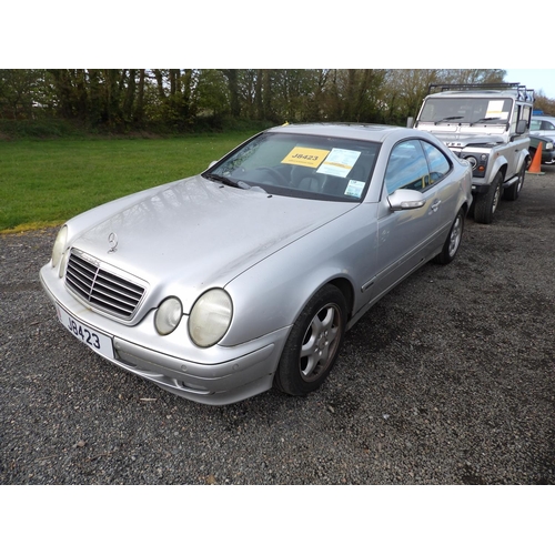 2 - J8423 - A four digit registration mark assigned to a 2001 Mercedes-Benz CLK320 Avantgarde 3.2 coupe ... 