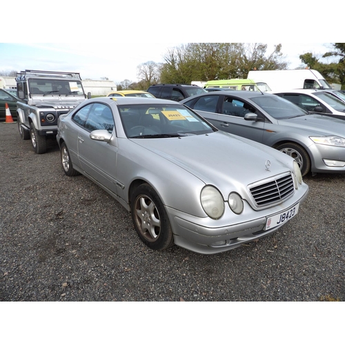 2 - J8423 - A four digit registration mark assigned to a 2001 Mercedes-Benz CLK320 Avantgarde 3.2 coupe ... 