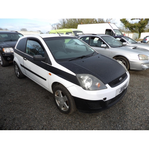 6 - A 2007 Ford Fiesta 1.4 TDCi small goods van J111894 (diesel/manual), odometer reading 80,480 miles