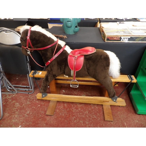 A Pegasus rocking horse
