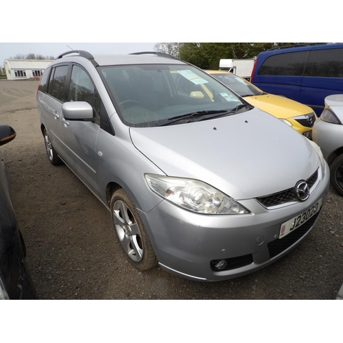 16 - A 2005 Mazda 5 2.0 MPV J23020 (petrol/manual), odometer reading 99,237 miles - service light illumin... 