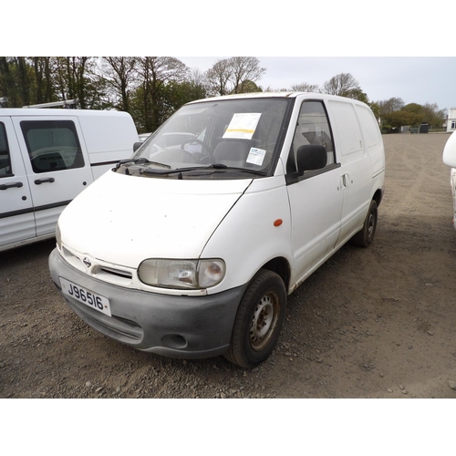 22 - A 2001 Nissan Vanette Delivery 2.3 TDi panel van J96516 (diesel/manual), odometer reading 69,532 mil... 