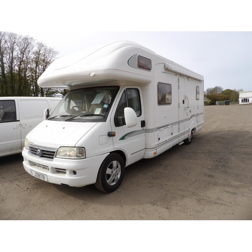 23 - A 2005 Fiat Ducato 18 JTD 2.8 TDi Bessacarr motorhome J28178, (diesel/manual), odometer reading 39,5... 