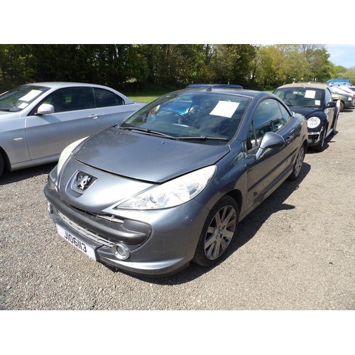 4 - A 2007 Peugeot 207 GT 1.6 coupe J106113 (petrol/automatic), odometer reading 38,734 miles