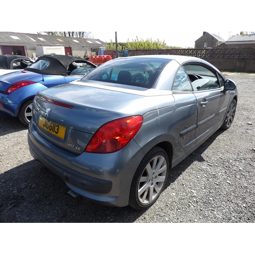 4 - A 2007 Peugeot 207 GT 1.6 coupe J106113 (petrol/automatic), odometer reading 38,734 miles