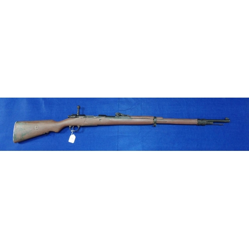 374 - A Mauser G98 7.92 calibre bolt action rifle - deactivated with certification