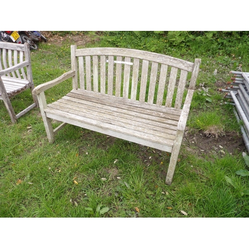 27 - A wooden garden bench