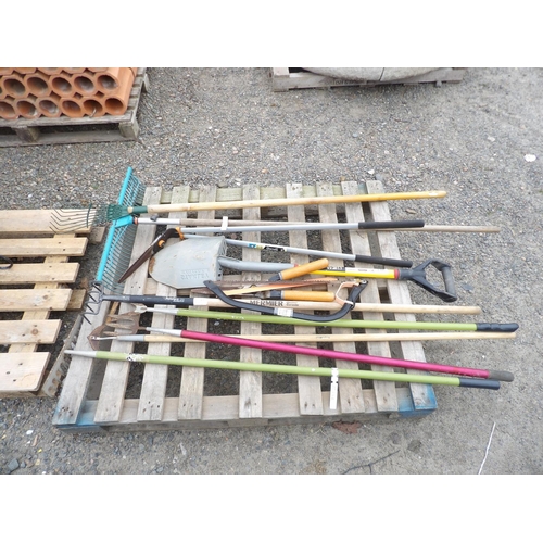 40 - A quantity of gardening tools