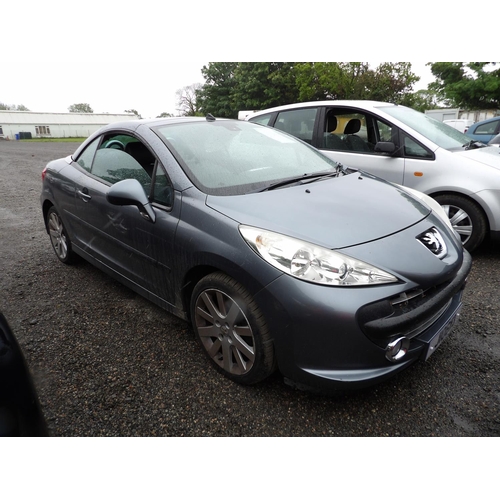 10 - A 2007 Peugeot 207 GT coupe 1.6 (petrol/automatic) J106113, odometer reading 38,734 miles