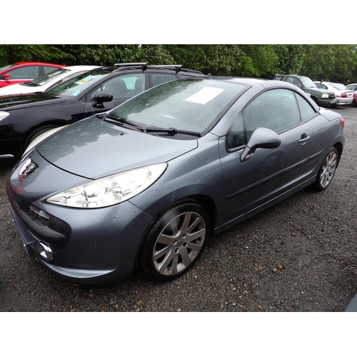 10 - A 2007 Peugeot 207 GT coupe 1.6 (petrol/automatic) J106113, odometer reading 38,734 miles