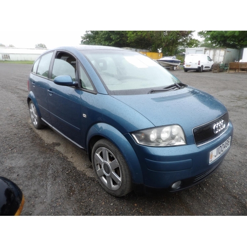 14 - A 2001 Audi A2 SE 1.4 five door hatchback (petrol /manual) J100488, odometer reading 99,187 miles - ... 