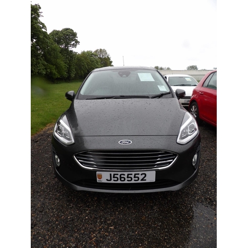 3 - A 2020 Ford Titanium turbo 1.0 five door hatchback (petrol/manual) J56552, odometer reading 24,395 m... 