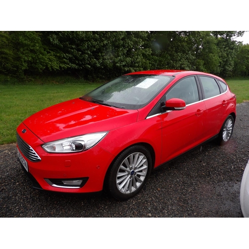 4 - A 2016 Ford Titanium X TDCi 1.5 five door hatchback (diesel/manual) J153274, odometer reading 41,601... 