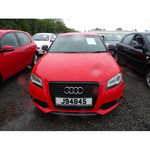 7 - A 2009 Audi A3 TDi 2.0 three door hatchback (diesel/manual) J94845, odometer reading 76,853 miles