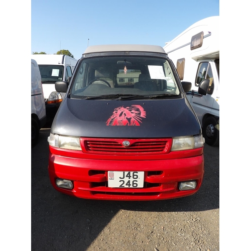 18 - A 1997 Mazda Bongo 2.5 TDi camper van J46246 (diesel/automatic), odometer reading 165,990 miles