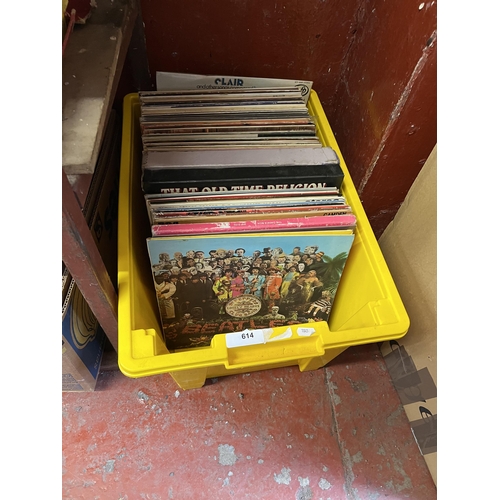 614 - A quantity of long playing records