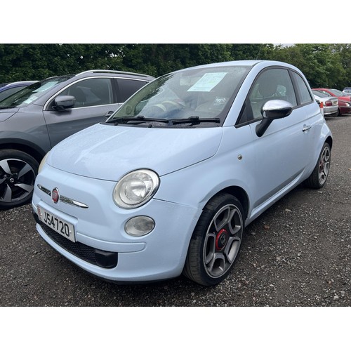 8 - A 2008 Fiat 500 Pop 1.2 three door hatchback J54720 (petrol/manual), odometer reading 91,160 miles -... 