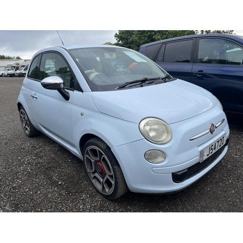 8 - A 2008 Fiat 500 Pop 1.2 three door hatchback J54720 (petrol/manual), odometer reading 91,160 miles -... 