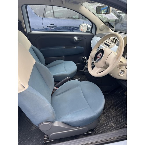 8 - A 2008 Fiat 500 Pop 1.2 three door hatchback J54720 (petrol/manual), odometer reading 91,160 miles -... 