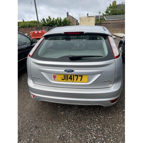 9 - A 2008 Ford Focus Zetec 1.6 five door hatchback J114177 (petrol/manual), odometer reading 47,603 mil... 