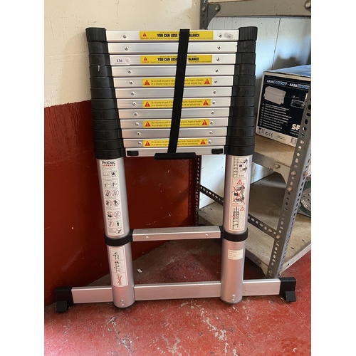 136 - A ProDec Advance aluminium telescopic ladder