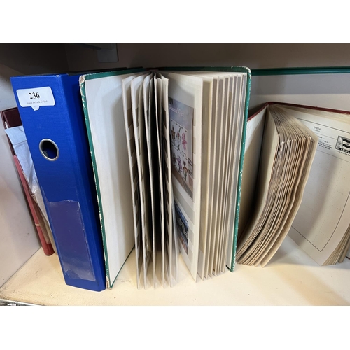 236 - An accumulation of stamp albums