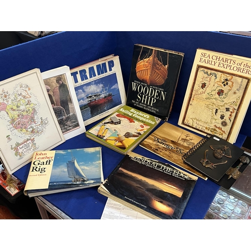 247 - A collection of books pertaining to sailing