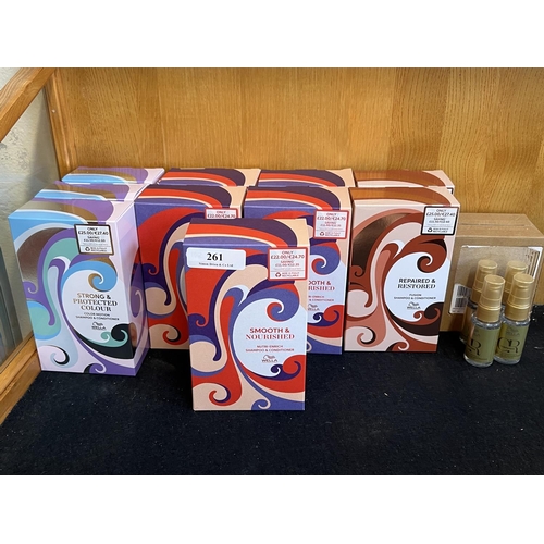 261 - A range of Wella shampoos and conditioners - new