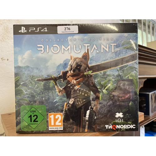 276 - A Sony Playstation 4 collectors edition biomutant figurine - factory sealed