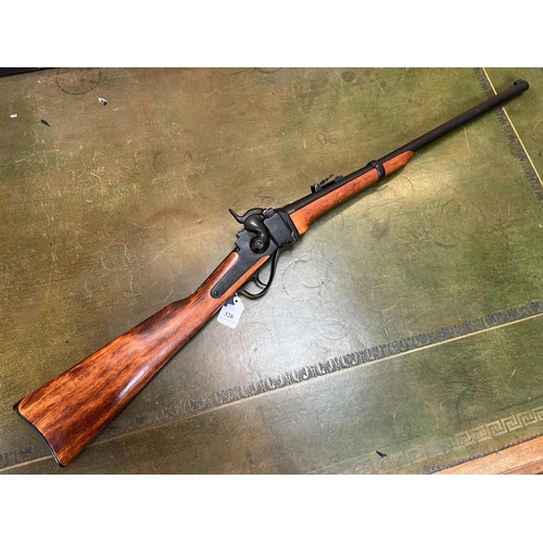 328 - A replica Martini action flint lock rifle