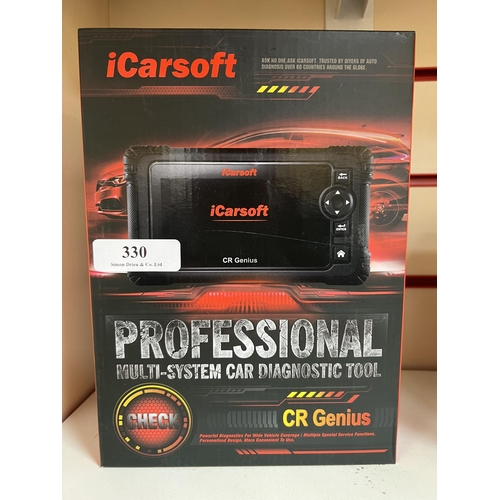 330 - An iCarsoft CR Genius professional multi system car diagnostic tool - new