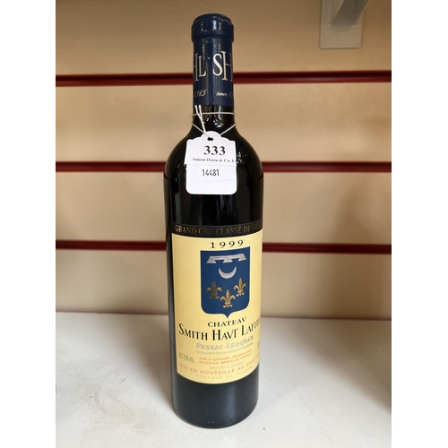 333 - A bottle of Chateau Smith Haut Lafitte Pessac Leognan 1999