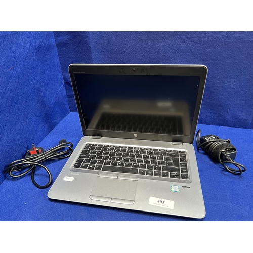 403 - A Hewlett Packard EliteBook 840 G3 laptop computer