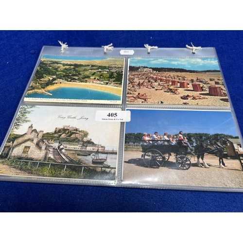 405 - A collection of vintage postcards pertaining to Jersey