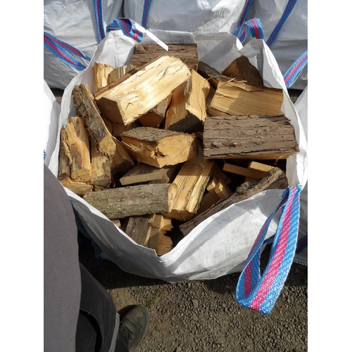 37 - A bulk bag of logs