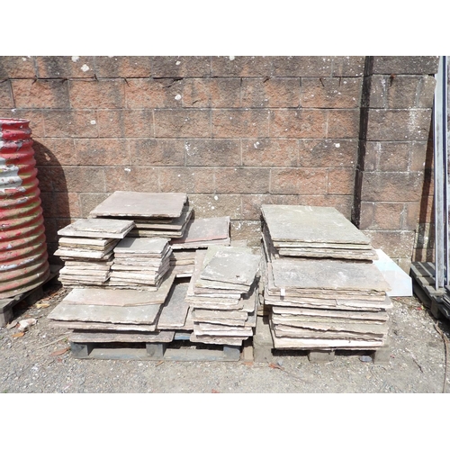 76 - A large quantity of natural stone paving