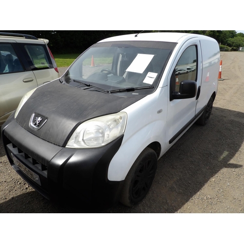 11 - A 2012 Peugeot Bipper S 1.2 HDi panel van J45591 (diesel/manual), odometer reading 71,091 miles