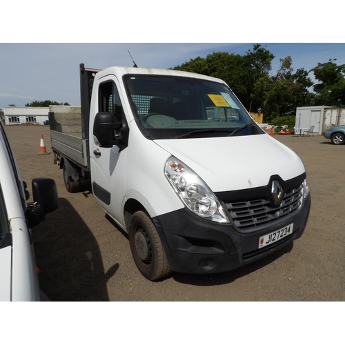 13 - A 2015 Renault Master ML35 2.3 dCi dropside lorry with tail lift J127234 (diesel/manual), odometer r... 