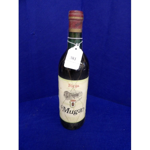 381 - A bottle of Muga Rioja 1982