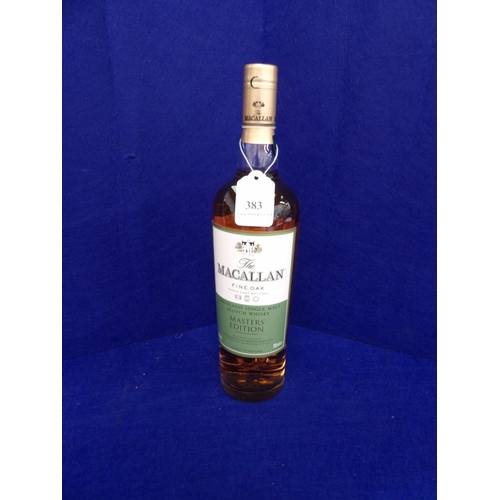 383 - A bottle of The Macallan Fine Oak Triple Cask Matured Highland Single Malt Scotch Whisky Masters Edi... 