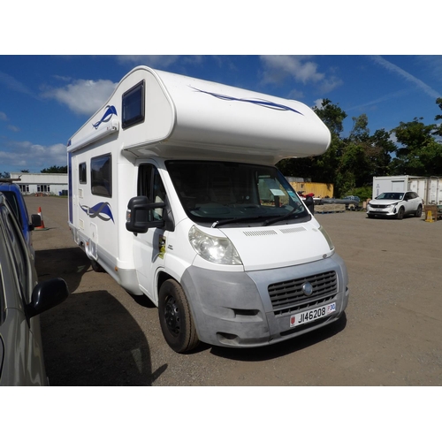 16 - A 2009 Fiat Ducato MultiJet 130 2.3 Tdi Maxi motorhome J146208 (diesel/manual), odometer reading 12,... 