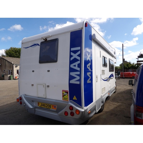 16 - A 2009 Fiat Ducato MultiJet 130 2.3 Tdi Maxi motorhome J146208 (diesel/manual), odometer reading 12,... 