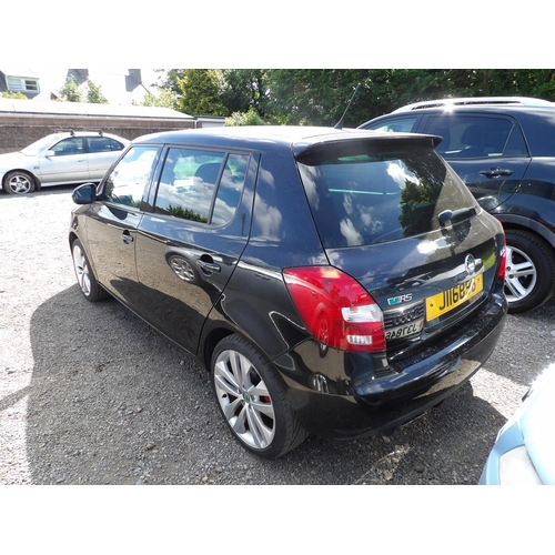 5 - A 2012 Skoda Fabia VRS 1.4 five door hatchback J116896 (petrol/automatic), odometer reading 44,887 m... 