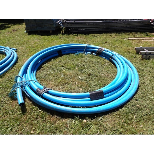 24 - A roll of 60mm water pipe