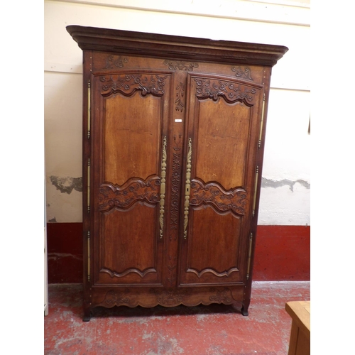 451 - An eighteenth century French armoire