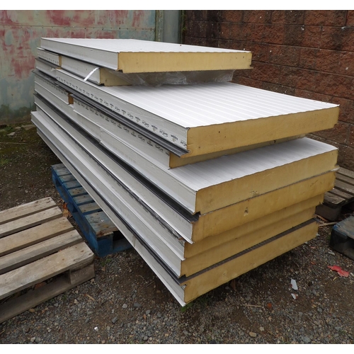 66 - A quantity of Kingspan QuadCore insulated cladding