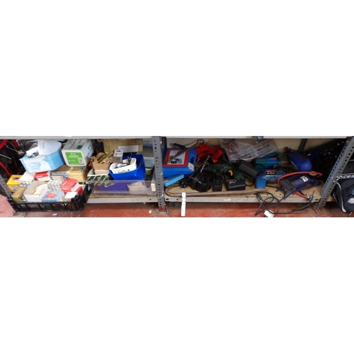 160 - Assorted power tools, fixings, fastenings, consumables etc.