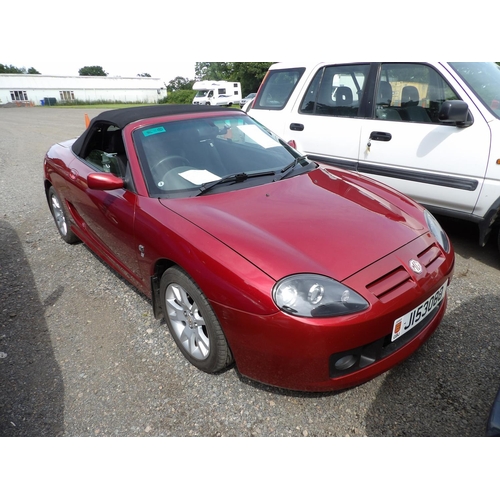 10 - A 2006 MG TF 1.8 convertible roadster J153088 (petrol/manual), odometer reading 21,967 miles only