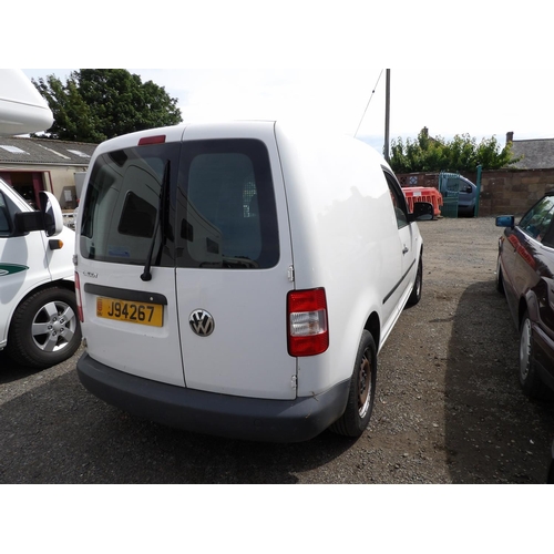 18 - A 2007 Volkswagen Caddy 2.0 SDi 2.0 TDi small goods van J94267 (diesel/manual), odometer reading 88,... 